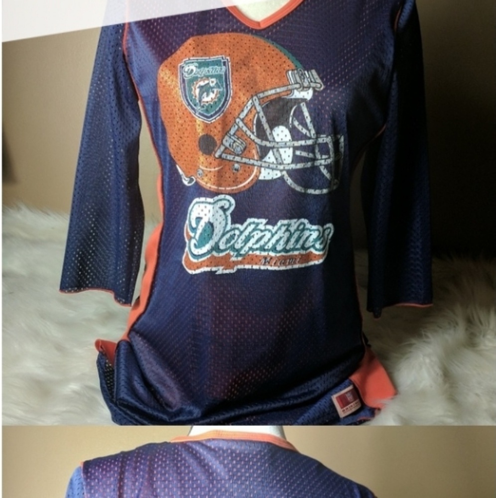 NFL Miami dolphins women's mesh jersey dress M